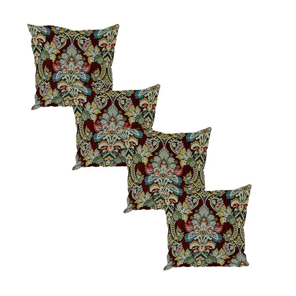 PREMIUM MUSTARD FOLD FLORAL FOOTSTOOL POUFFE FOOTREST TABLE