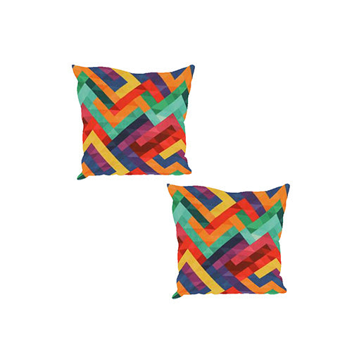 PREMIUM Multi Colour Trem Footstool window bay seat pouffe