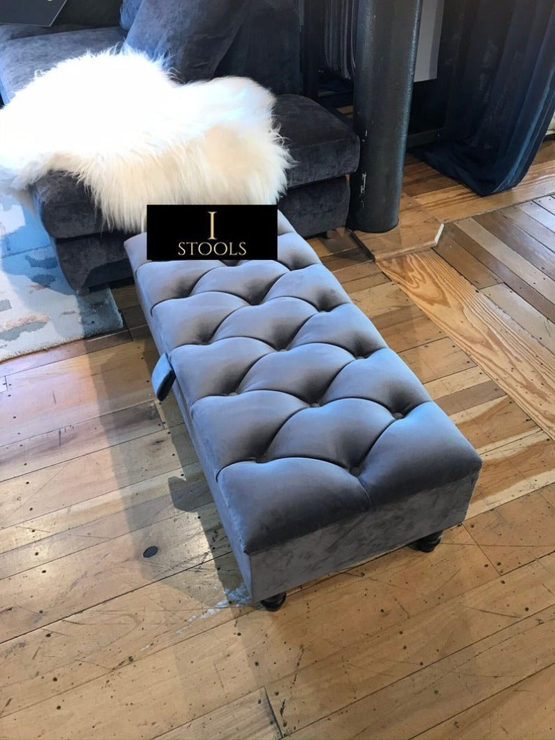 Buy Large Rectangle Storage Ottomans at iStools