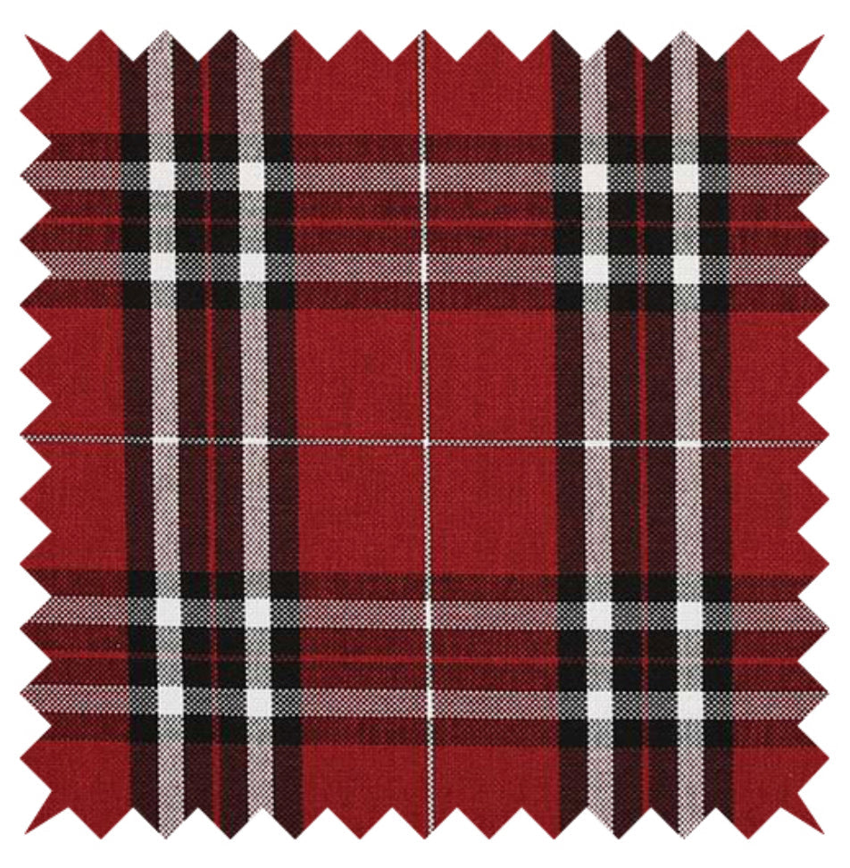 Red & Black Tartan sample