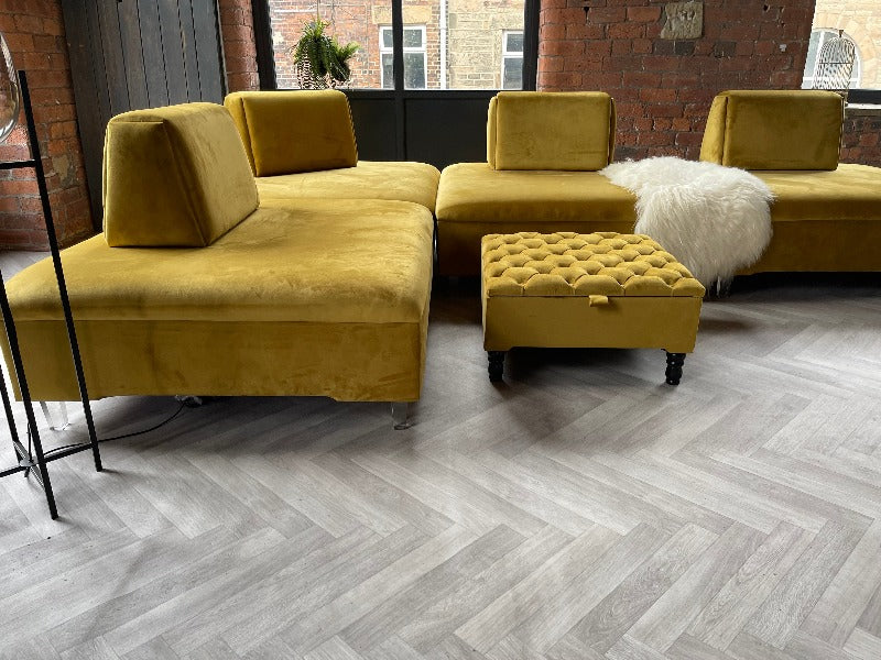 PREMIUM Mustard Gold Living room storage