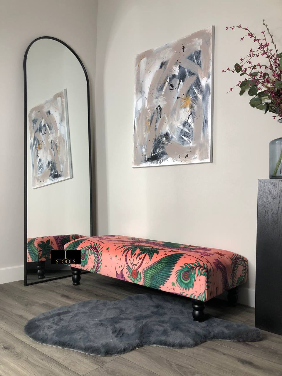 Contact us | PREMIUM MADE TO MEASURE AVAILABLE LYNX DRAGON FOOTSTOOL | POUFFE | FOOTSTOOL | available