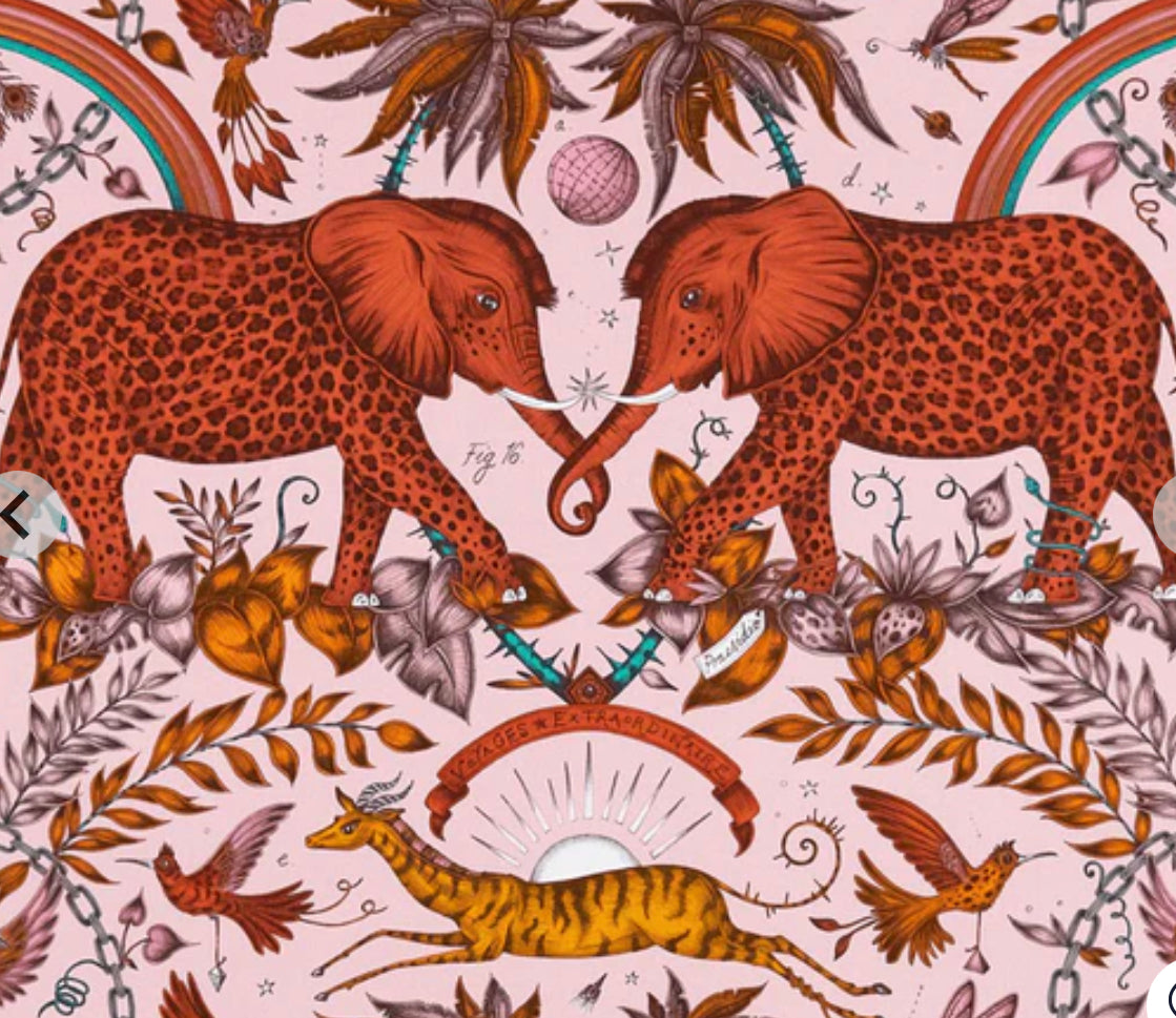 Conatact us | PREMIUM MADE TO MEASURE AVAILABLE PINK PRINTED ELEPHANT FOOTSTOOL | POUFFE FOOTSTOOL TABLE