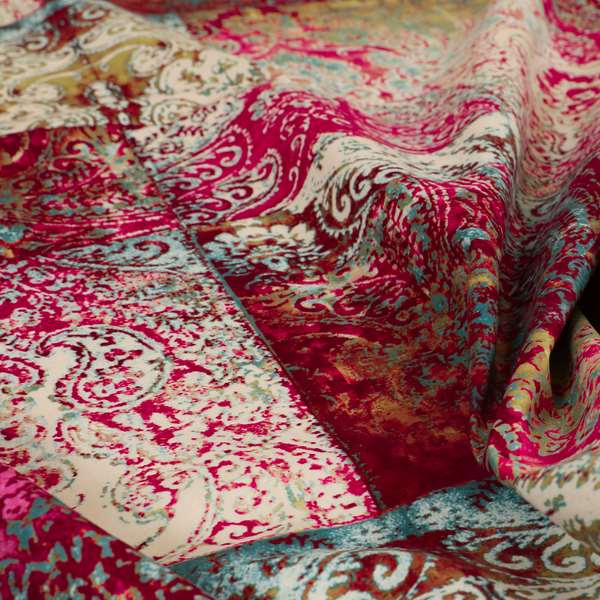 A00278 Pink Burgundy Red