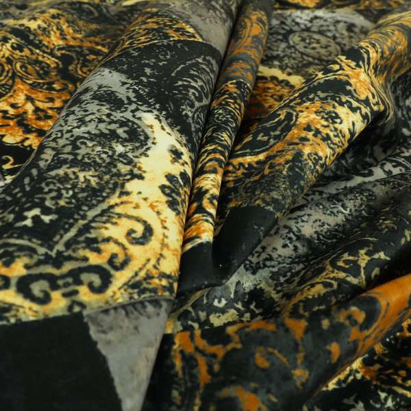 A00281 Black Golden Yellow