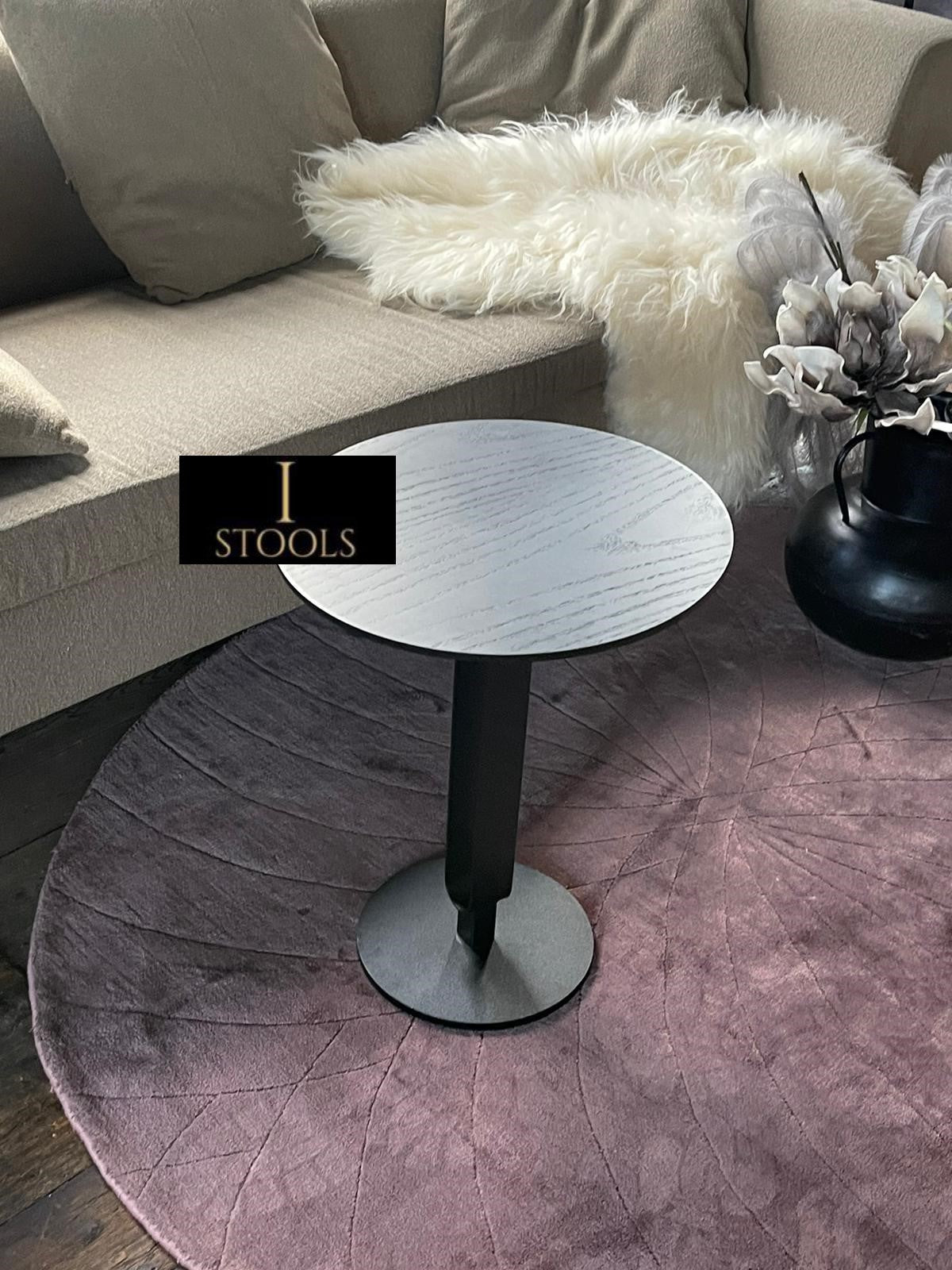 Sol Black Side Table For Indoor and Outdoor Use