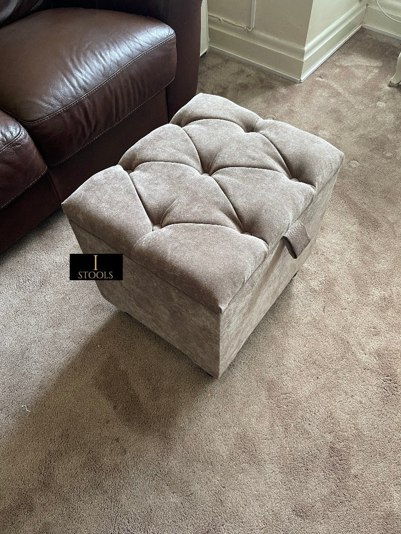 Brown Ottoman storage