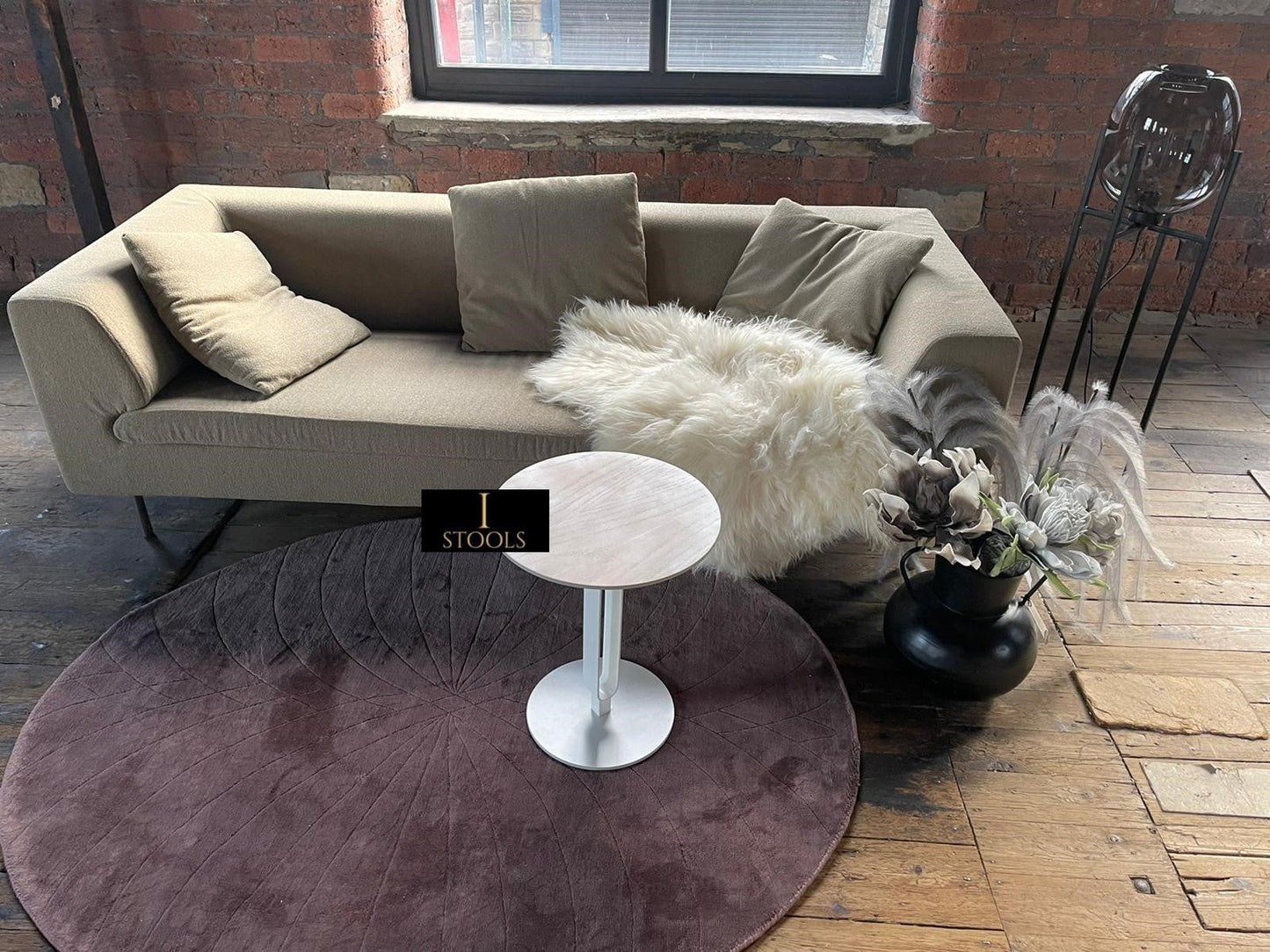 Sol White Side Table for Indoor and Outdoor Use