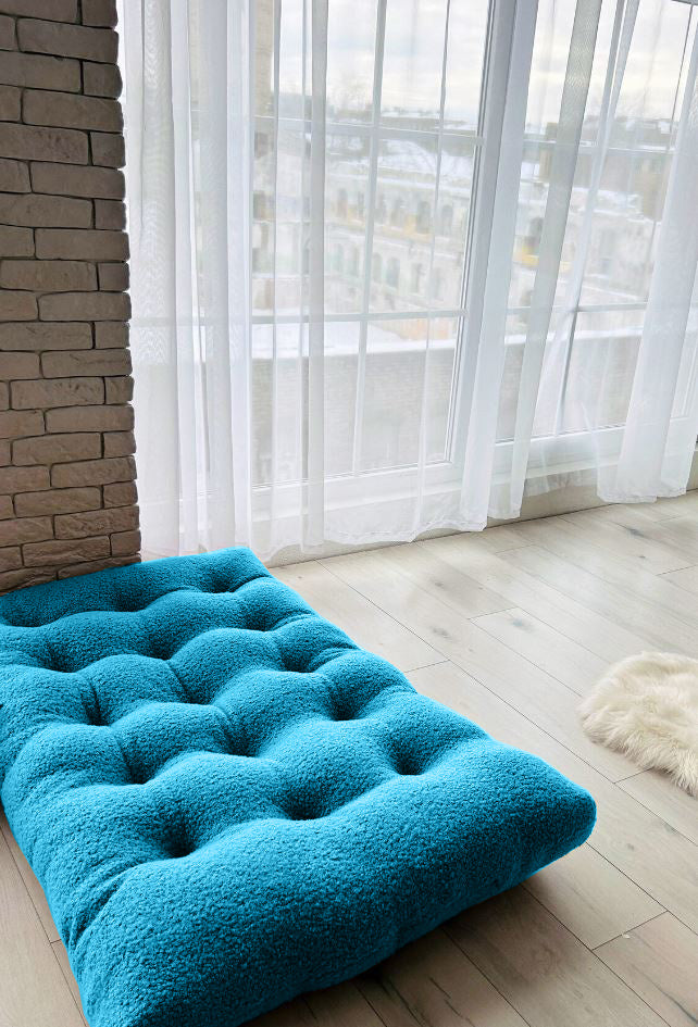 Teddy boucle Tufted floor seating