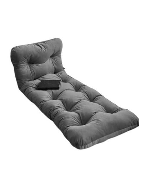 Black Fluid velvet floor seating