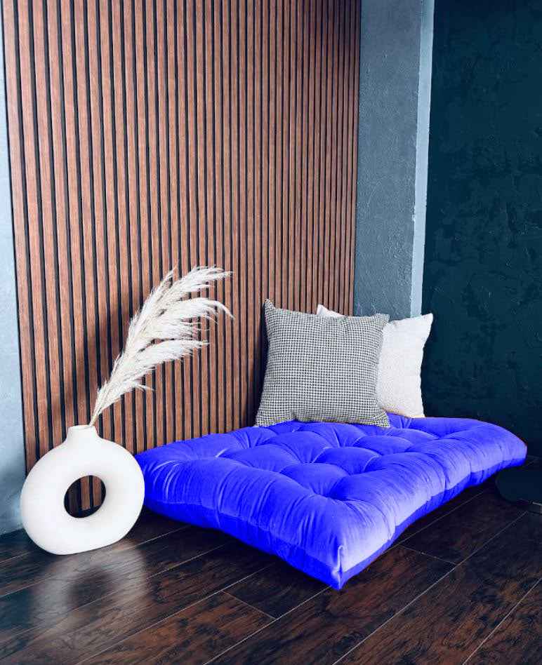 Velvet floor cushion