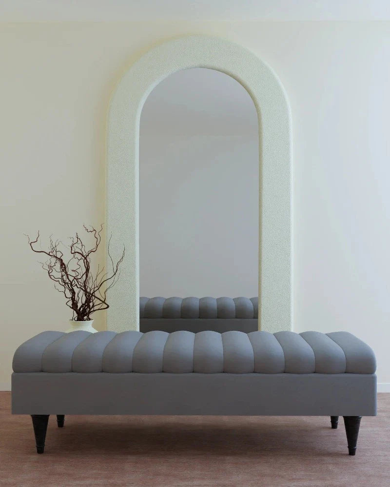 Dark Grey Romo Ottoman storage