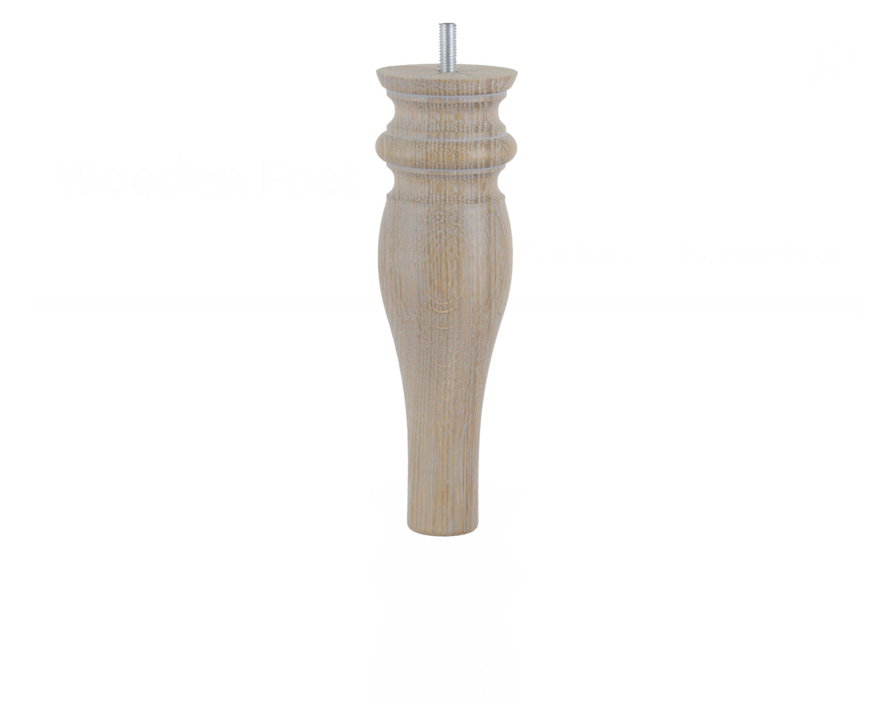 Tall County oak wood legs