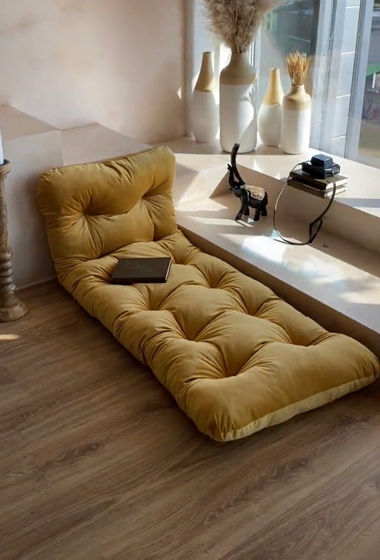 Multicolour Floor seating, bench seat , tufted