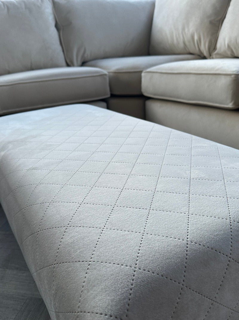 Premium off white creamy Footrest