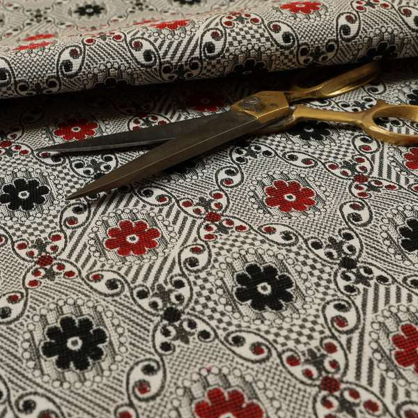 A02427 Black Red Silver