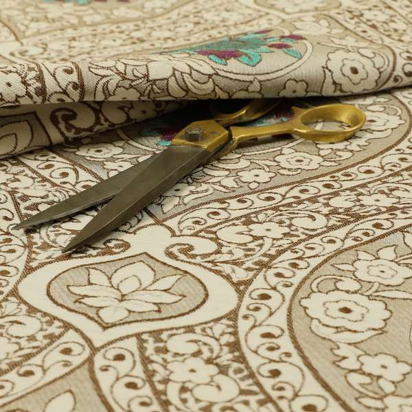 A02624 Cream White Teal