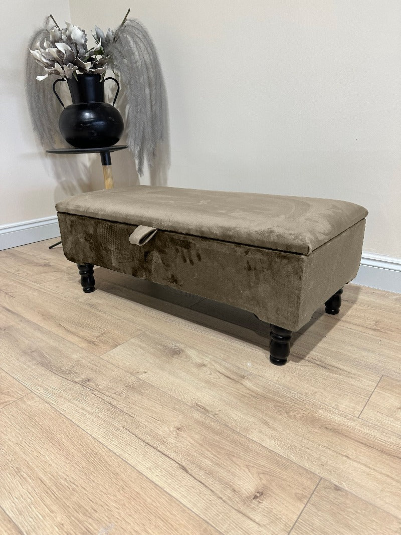 Brown Ottoman storage