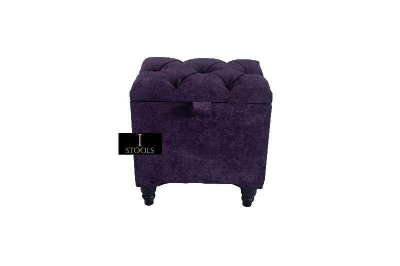 Purple Handmade footstool