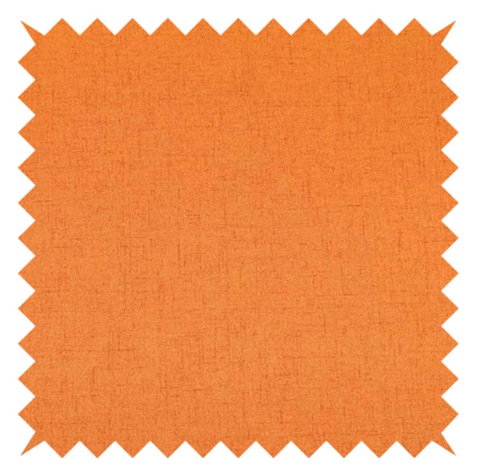 Orange Fluid velvet floor seating