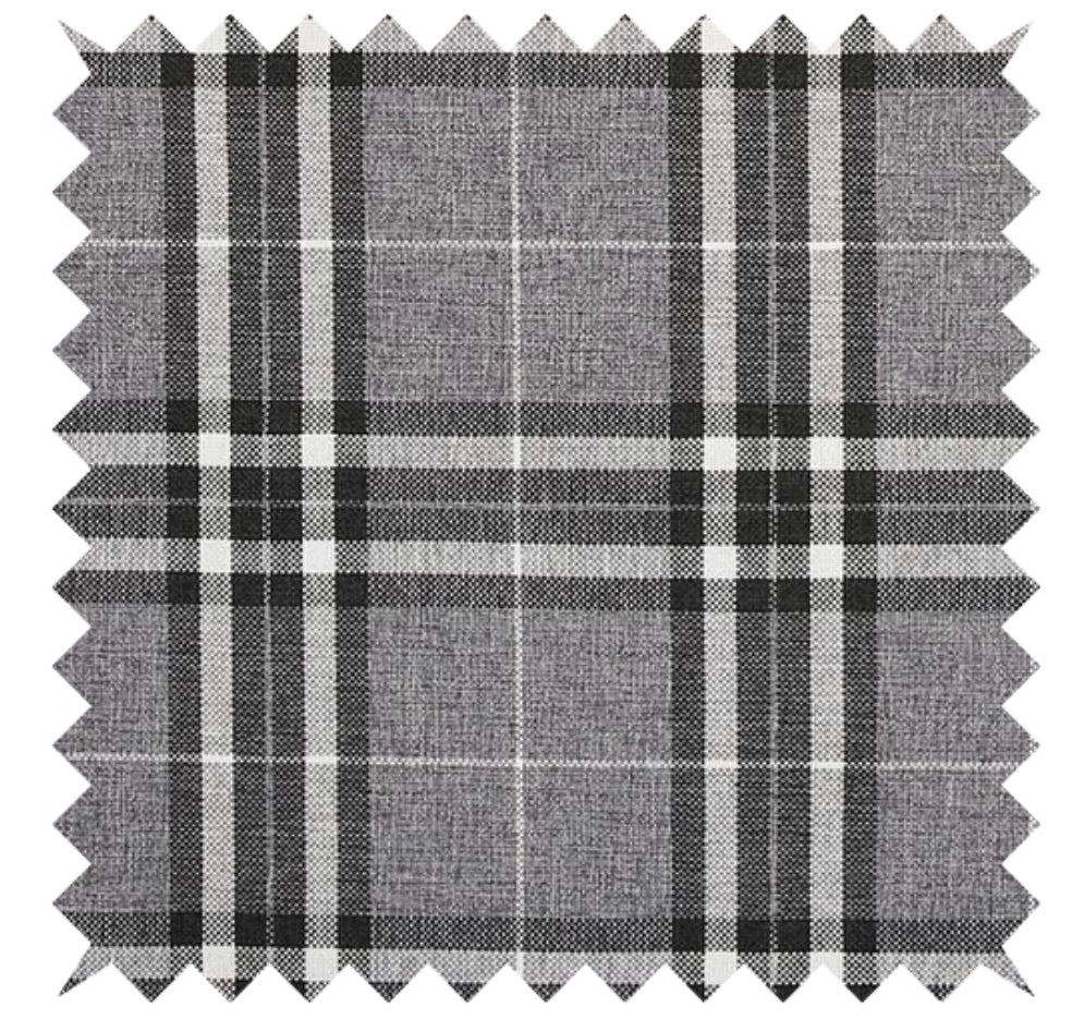 Grey & Black Tartan  no
