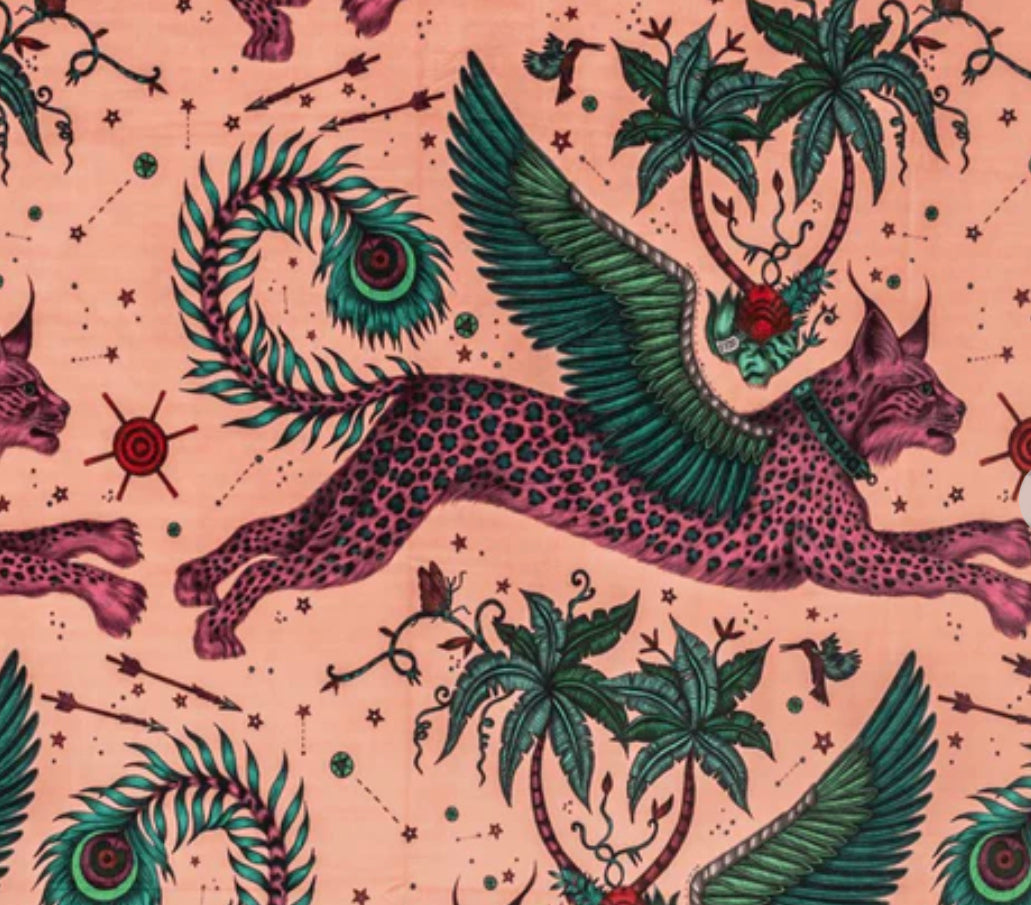 Lynx dragon velvet floor seating