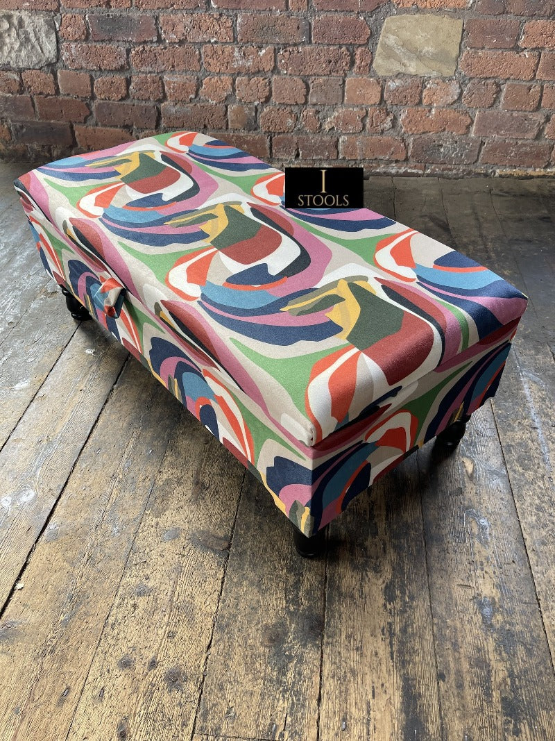 PREMIUM Multi Colour Ottoman storage
