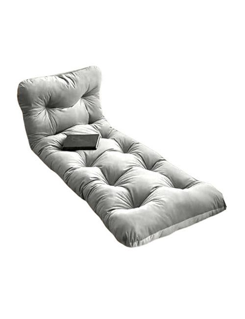 Grey Fluid velvet floor seating