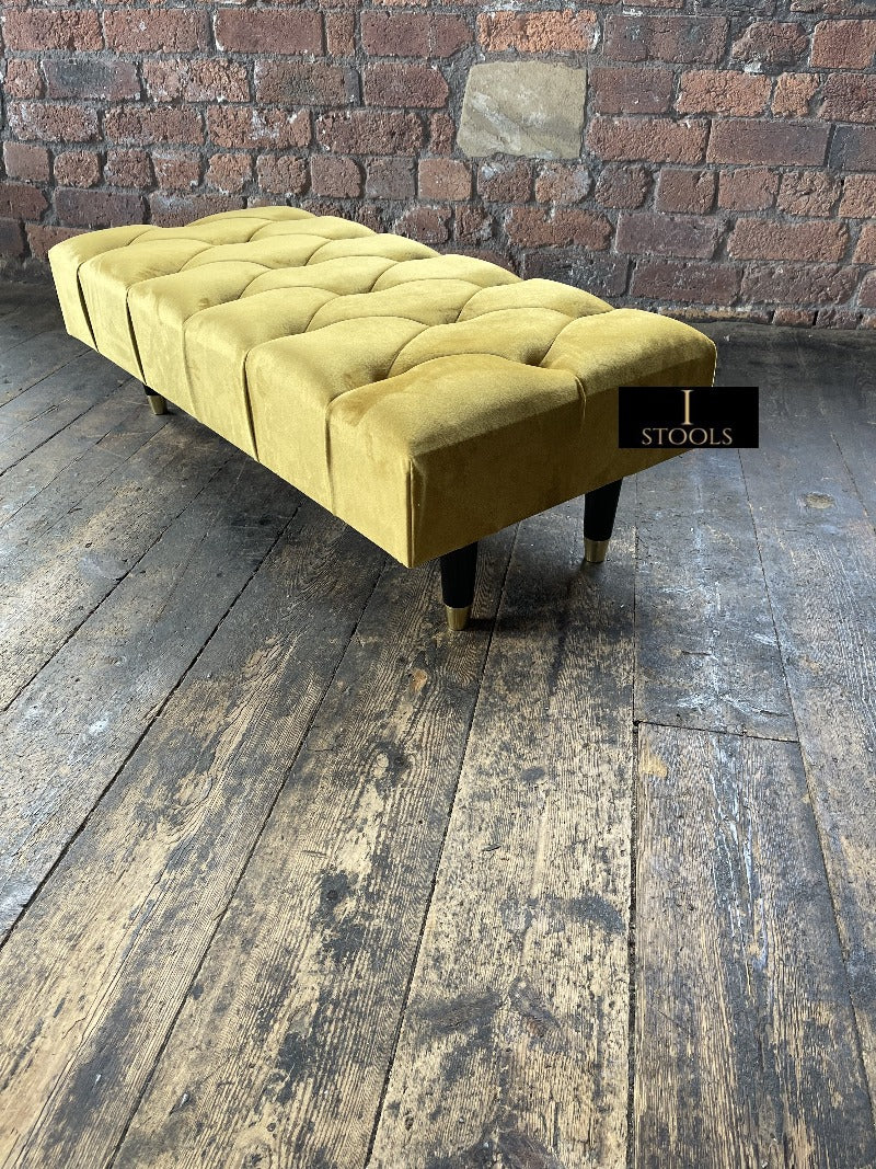 Mustard Gold Ottoman seat