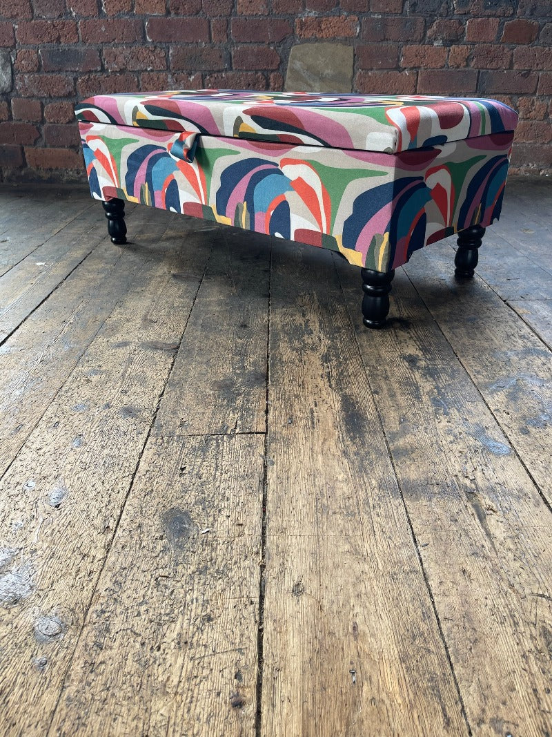 PREMIUM Multi Colour white plain Footstool