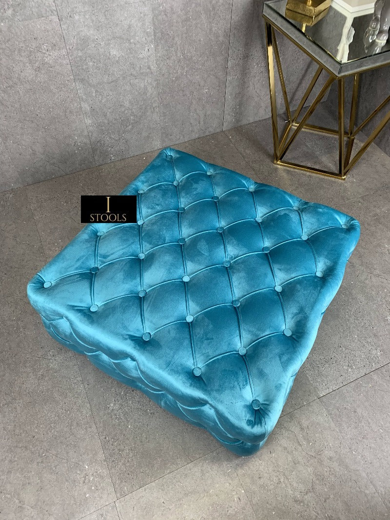 Aqua Blue Footrest