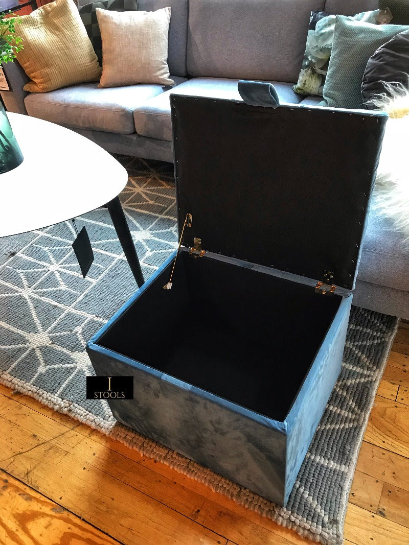 Duck Egg Blue coffee table Chesterfield Living room storage