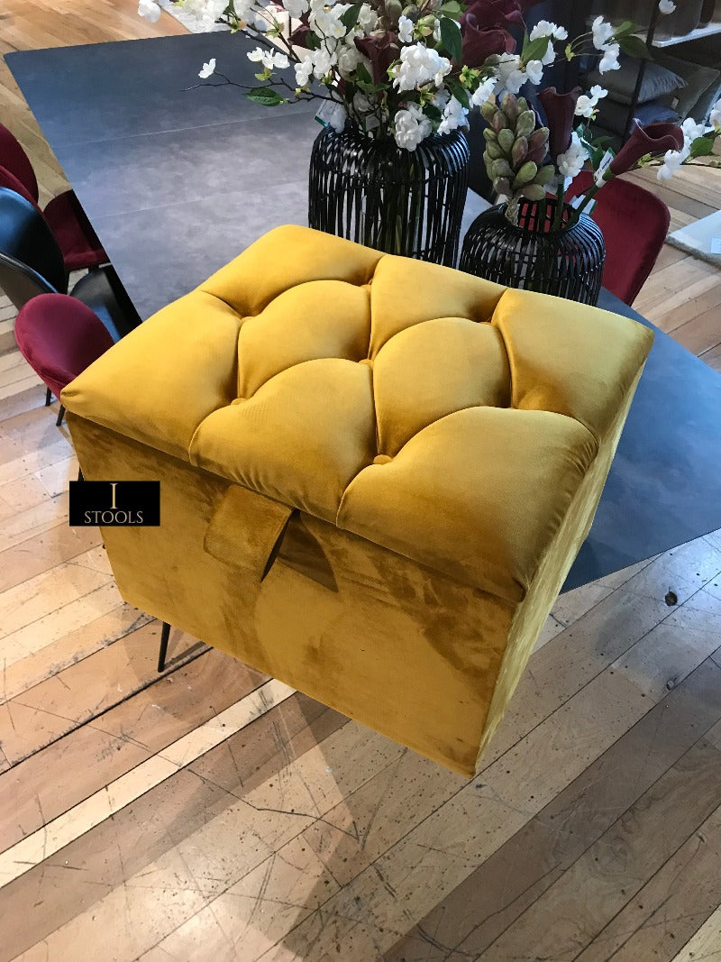 Mustard Gold Ottoman seat