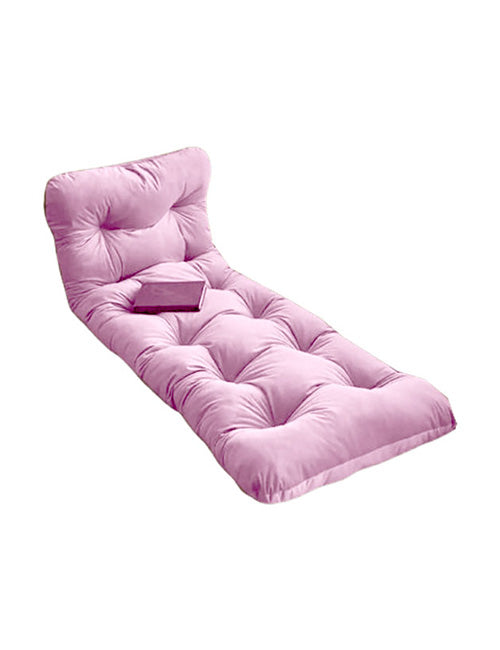 Pink Fluid velvet floor seating
