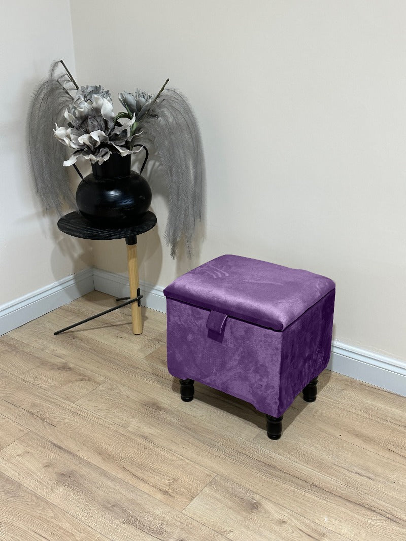 Purple Aubergine Living room storage