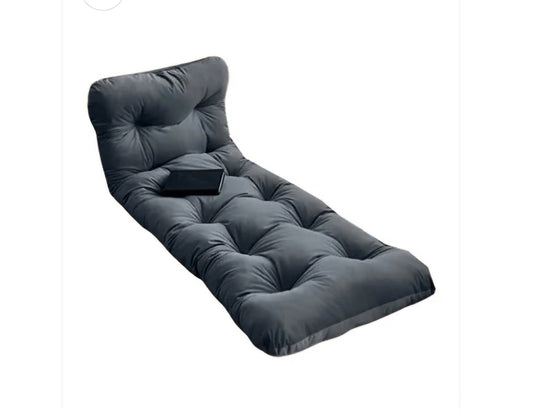 DARK GREY FLUID VELVET FLOOR SEATING