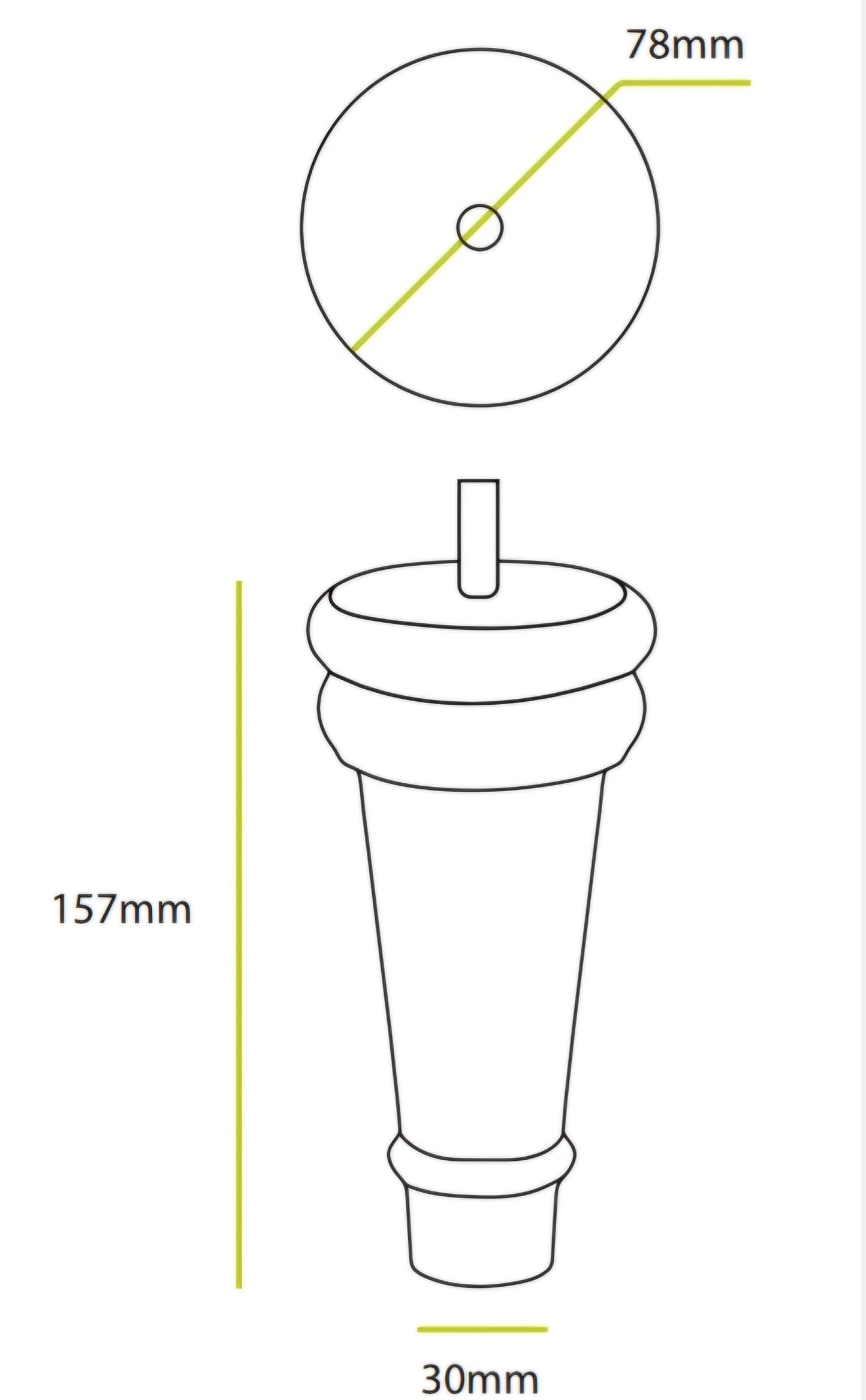 Black tall wedge legs