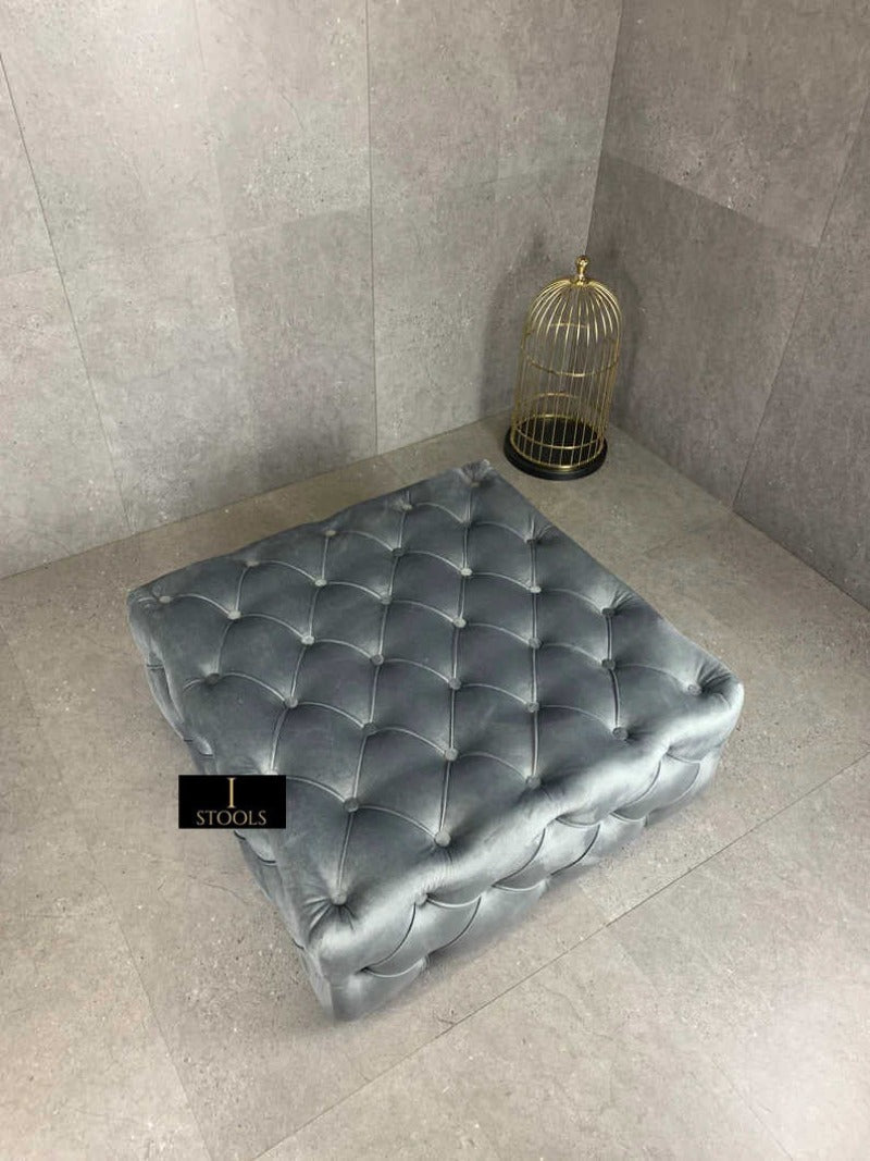 Grey Footstool