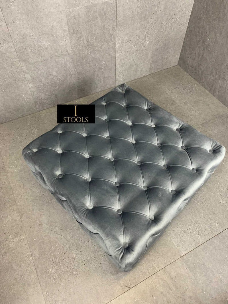 Grey Ottoman seat