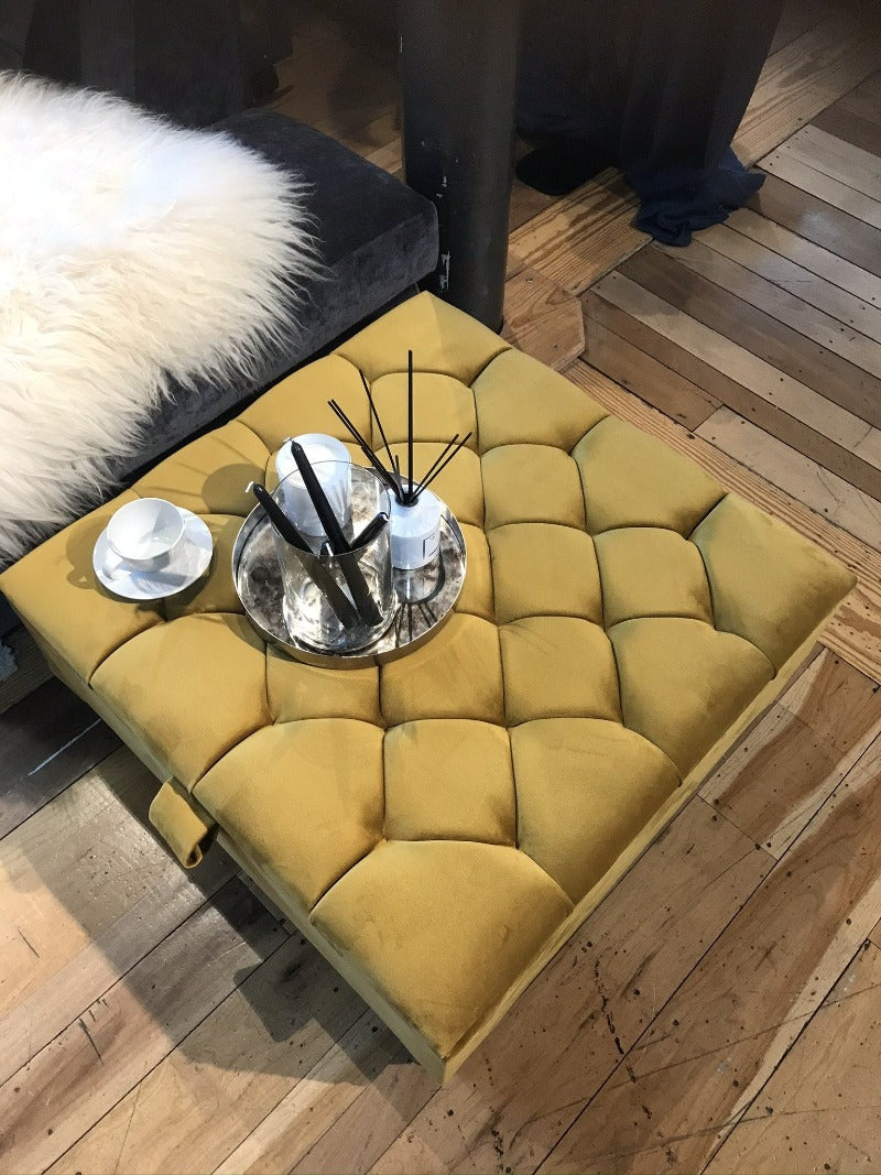 Buy Handmade Attractive Square Ottoman Storage Online at iStools