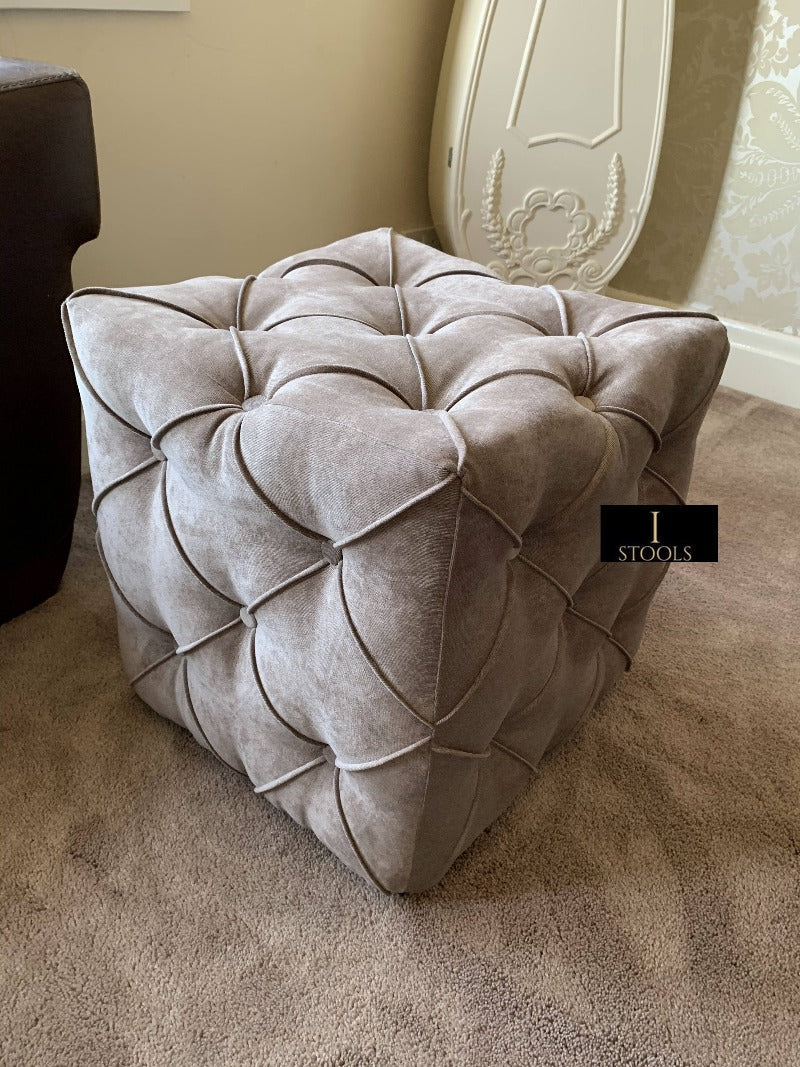 Brown Large Square Coffee Table in Ottomans & Footstools for sale