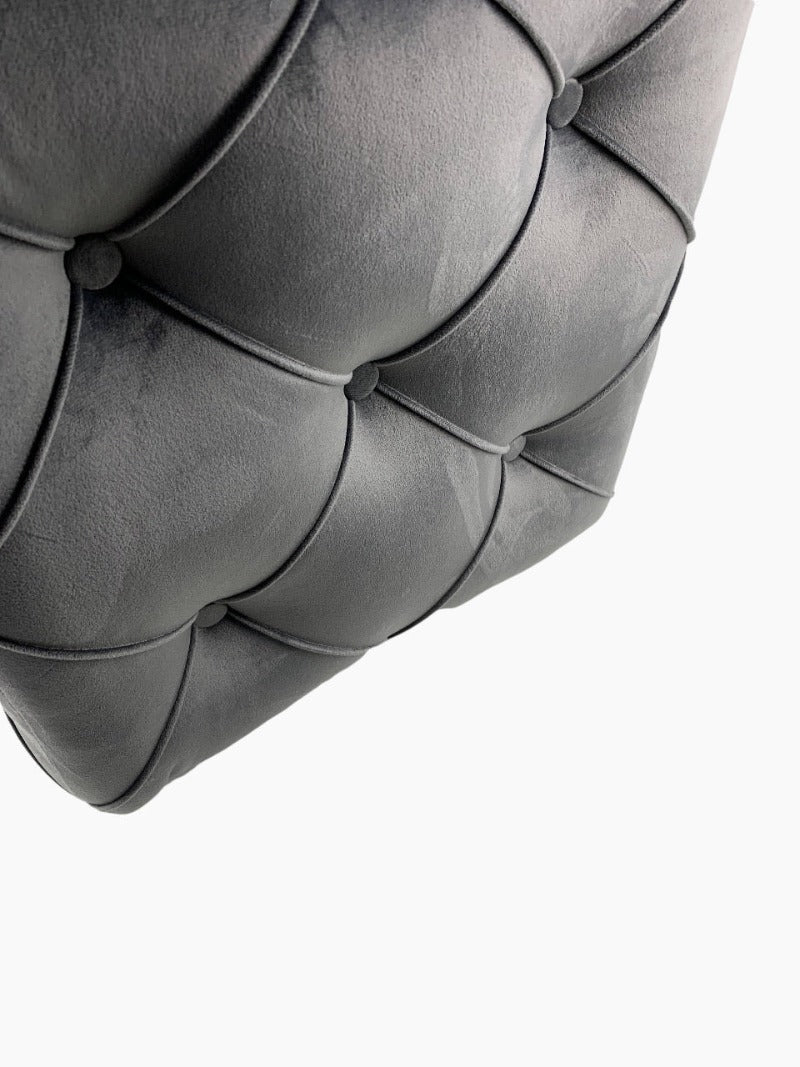 Buy Gray Storage Ottoman with Tray at iStools