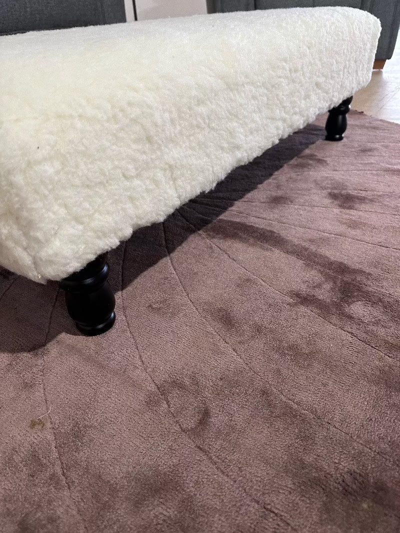 cuddle fabric off white Footrest