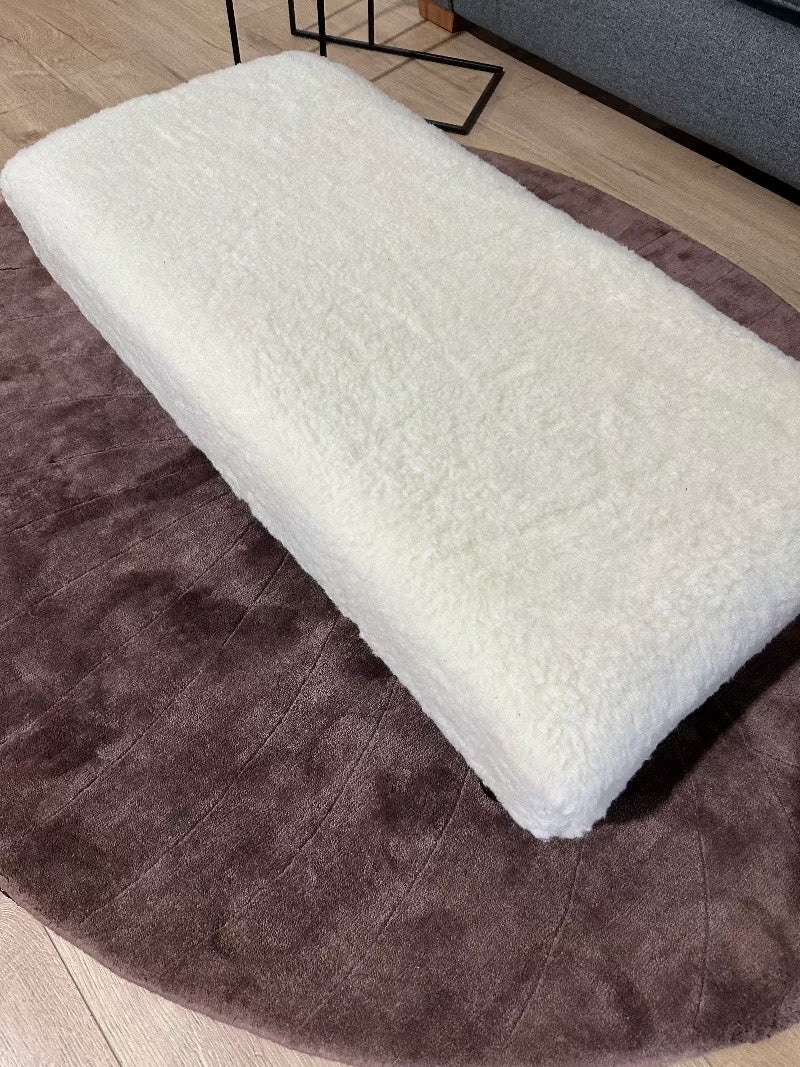 cuddle fabric off white Seating bench