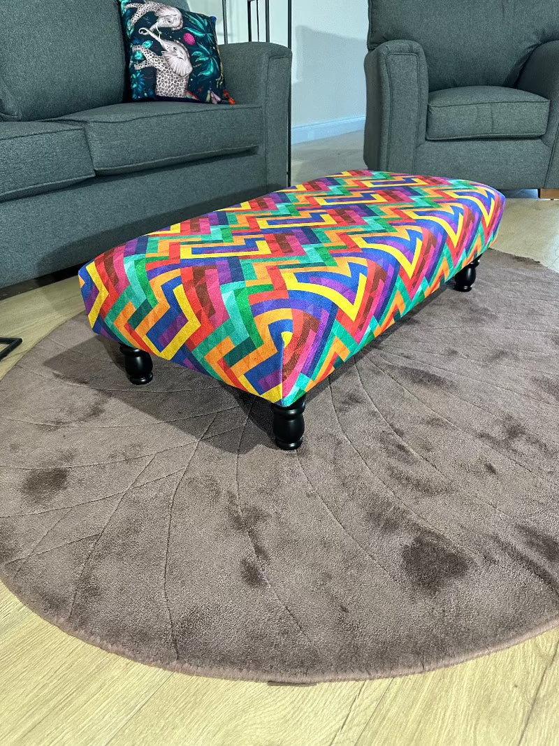 Multi colour trem Seating bench