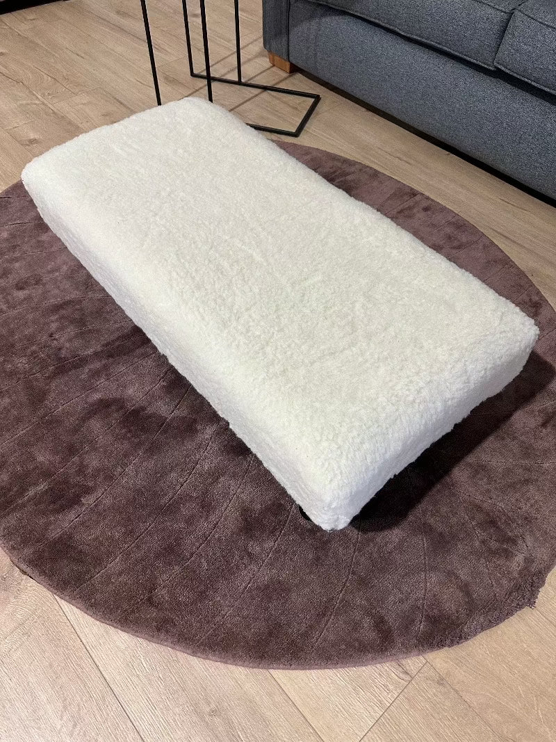 cuddle fabric off white Seating bench