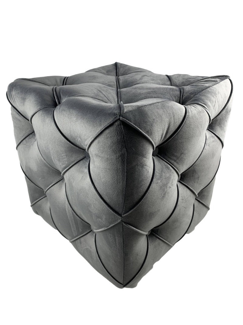 Buy Gray Storage Ottoman with Tray at iStools