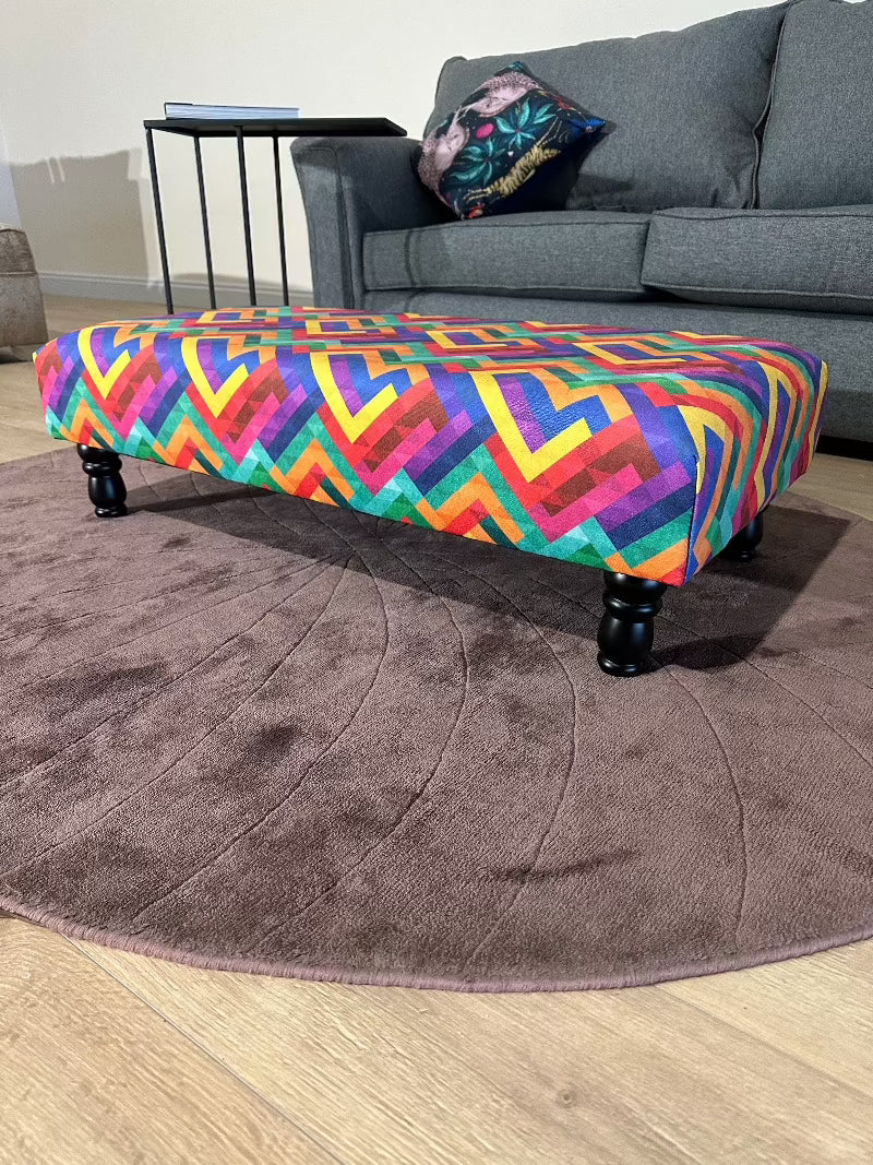 Multi colour trem Footrest