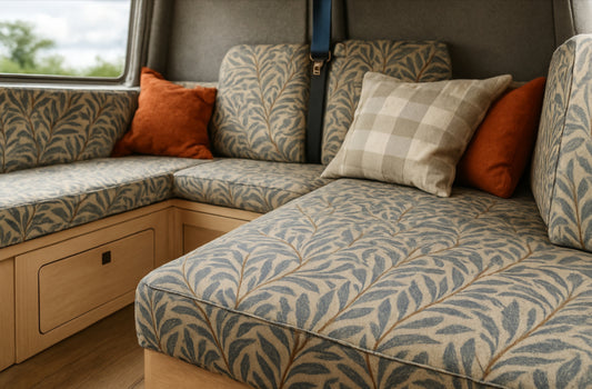 BLUE WILL 6 PIECE - Transporter transporter U shape cushions seating set