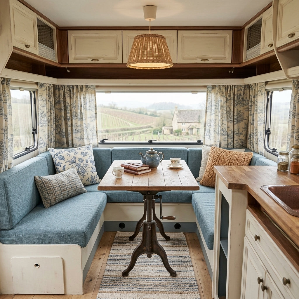 Custom U-Shape Campervan Cushions UK